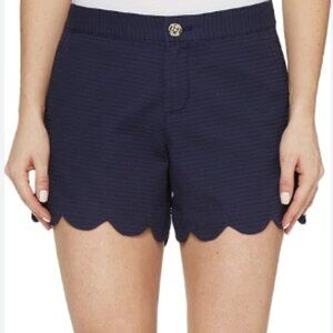 5" Buttercup Low Rise Size 4- Navy Wave Pattern